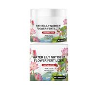 Powder Fertilizer, Water Lily Nutrient 200g, Botanical Bloom Enhancer Mix, Aquarium Garden Pond Backyard Solution, Flower Plant Growth Formula Gift Mother Father Planting Supply