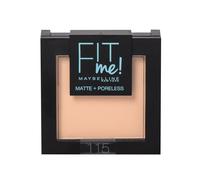 Powder + Maybelline Fit Me! Matte + Poreless 9G 115 Ivory Per Donna (Polvere)