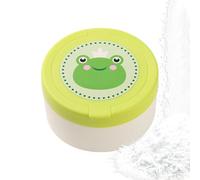 Powder Puff And Container For Kids - PP Cotton 10x10x7cm | Soft Puff Child Powder Container | Portable Travel Talc Dispenser Case For Mothers Babysitters Home Apartment Hotel Daycare Hospital