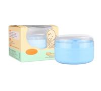 Powder Puff Container, Body Powder Jar, Sponge Storage Box Applicator, Soft for Gentle Application, Sealed Design for - Storage, Ideal for Travel Kits, Daily Grooming, Home Use