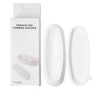 Powder Saver Tool - Reusable Compact Organizer | Lightweight Refillable Dish for Makeup, Art Studio, Spa Station, Manicure Workspacee, Nail Artists, Home Styling, Travel-Friendly Cosmetic Tray