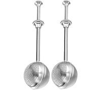 Powdered Sugar Shaker Duster, Stainless Steel Sugar Shaker, Baker Dusting Wand, Flour Powder Filter, Dust Flour Sifter Spring with Handle, Flour Sugar Powder Spoon Kitchen Tools for Flour Spices