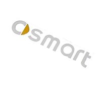POWEC Auto Logo per Smart Fortwo 453 451 450 ABS Logo Cofano Anteriore Posteriore Emblema Stemmi e Decorazioni per la Decorazione Styling Auto e carrozzeria