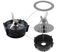 Poweka Parti di Ricambio Compatibili con Oster Osterizer Frullatore 4 Punte 4961 con Base della Lama e Coperchio Inferiore e Guarnizione di Tenuta