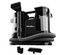 Powell Lavatappeti e divani lava e asciuga, lava tappezzeria 450 W, Nero | Lavatessuti e smacchiatore portatile per poltrone, materassi, moquette e sedili auto, serbatoio da 1,8 L, cavo 5 m