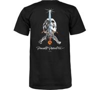 Powell Peralta - Maglietta Classica a Maniche Corte Unisex con Teschio e Spada, Confezione da 1