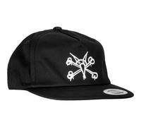 Powell Peralta - Cappello da skateboard Snapback Vato Rat, colore: Nero