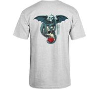 Powell-Peralta Dragon Skull t-Shirt, Uomo, Grey, L