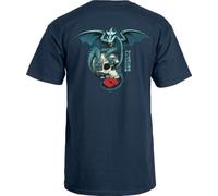 Powell-Peralta Dragon Skull t-Shirt, Uomo, Navy, M