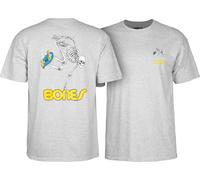 Powell Peralta - Maglietta con Scheletro, Taglia M, Colore: Grigio