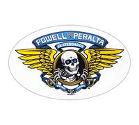 powell-peralta skateboard sticker Winged Ripper blu 16,5 cm