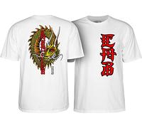 Powell Peralta Steve Caballero Ban This Dragon T-shirt, bianco, M