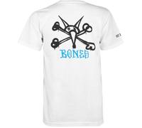 Powell Peralta T-Shirt Rat Bones, Bianco, L