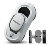 Powell Robot Lavavetri - Robot Lavavetri Automatico Da 3000 Pa Con Navigazione Intelligente | Batteria Di Riserva Ups E Telecomando | Attrezzatura Per La Pulizia Di Specchi E Vetri Per La Casa