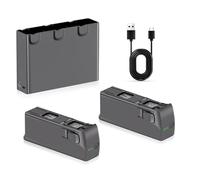 PoweLyt Avata 2 Batteria di volo Intelligente 2-Pack 2150mAh Grande Capacità può volo Max 23 Minuti e due vie a tre Canali Avata 2 Batteria Charing Hub completamente compatibile con DJI Avata 2 Drone