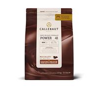 Power 41 Cioccolato di Copertura al Latte in Bottoni - 2,5 Kg -