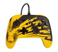 Power A Gamepad SWITCH Pokemon Enhanced Wired Pikachu Lightning Black e Yellow