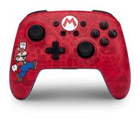 POWER A Here We Go Mario Noir, Rouge Bluetooth/USB Manette de jeu Analogique Nintendo Switch