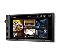 Power Acoustik PL-700HB PL-700HB - Ricevitore multimediale digitale doppio DIN da 7 pollici con Bluetooth e Android PhoneLink