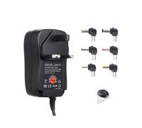 Power Adapter 3-12V Adjustable Voltage Power Adapter USB2.1A 30W Multi-Use Switching Power Supply UK Plug