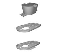 Power Adapter Mount for Ryobi 18V Tools with Universal Battery Lock System