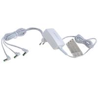 Power Adaptor, 4.5v, White, 3-Output, Fixed Plug, Gs