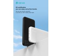 Power Bank 10.000mAh doppia porta USB e Type C DEVIA 2.1A universale