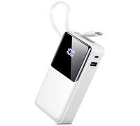 Power Bank, 10000mAh 5V/3A Powerbank Ricarica Rapida, Ingresso e Uscita USB C Caricatore Portatile Powerbank Con Display LED per Smartphone smartwatch computer tablet ecc