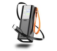 Power Bank 100W 20000mAh Bigee Max con Porte USB-C / USB-A e Cavo Integrato