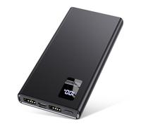Power Bank 12000 mAh, powerbank piccolo ma forte (USB C input & output) 3A batteria esterna, power bank LED, compatibile con iPhone 14 13 12 Samsung Huawei Xiaomi, nero