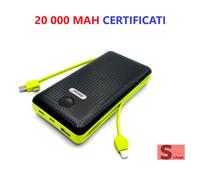 POWER BANK 20000 MAH USB BATTERIA ESTERNA CARICABATTERIA PORTATILE UNIVERSALE