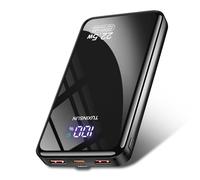 Power Bank 20000mAh PD3.0 QC4.0 Ricarica Rapida Batteria Esterna 3A USB C Caricabatterie Portatile con Display Digitale LCD 3 Uscite e 2 Ingressi per Smartphone, Tablet