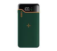Power Bank 20000mAh Ricarica rapida 22.5W Powerbank con 2 ingressi 3 uscite Display digitale ultra sottile Pacco batteria esterno per tablet smartphone, verde, 149 * 79 * 18 mm