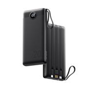 Power Bank 20000mAh USB C con cavi integrati caricatore portatile 22.5W QC 3.0 &