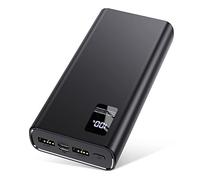 Power Bank 24000 mAh, power bank piccolo ma forte (USB C Output & Input) 5 A, batteria esterna per cellulare con funzione di ricarica rapida, power bank di grande capacità, compatibile con iPhone 14