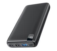 Power Bank 27000mAh Batteria Esterna: Hiluckey 22,5W Ricarica Rapida Caricabatteria Portatile con Display Digitale LED e 4 Porte per Smartphone Tablets