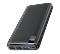 Power Bank 26800mAh Batteria Esterna: Hiluckey 22,5W Ricarica Rapida Caricabatteria Portatile con Display Digitale LED e 4 Porte per Smartphone Tablets