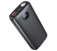 Power Bank 27.000 mAh, Batteria Esterna Power Bank USB C da 22,5 W con PD 20 W Power Delivery, Caricabatterie Portatile con 4 Porte, Display percentuale Schermo LED Compatibile con Smartphone, Tablet 