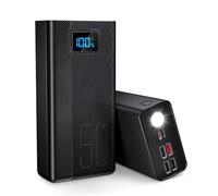 Power Bank 50000 mAh:22,5 W Batteria esterna a ricarica rapida con grande capacità e 5 uscite e 3 ingressi 2,5 × 20000 mAh Power Bank Fast Charging