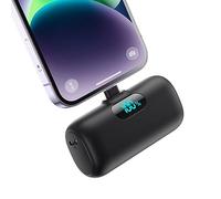 Power Bank 5000mAh per iPhone, [Upgraded] Ultra Compatta Caricabatterie Portatile, PD 15W 3.0A Ricarica Rapida Batteria Esterna Mini Powerbank con LED Display per iPhone 14/14 Pro/13/12/11/XR/8/7 Ecc