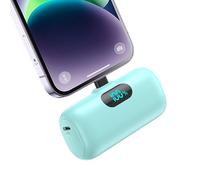 Power Bank 5000mAh per iPhone, [Upgraded] Ultra Compatta Caricabatterie Portatile, PD 15W 3.0A Ricarica Rapida Batteria Esterna Mini Powerbank con LED Display per iPhone 14/14 Pro/13/12/11/XR/8-Verde