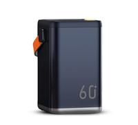 Power Bank, 60000Mah Ricarica Rapida Quattro Porte USB Cellulare All'aperto di Grande Capacità, Powerbank Portatile Di Accumulo Di Energia Da 37 W, Smartphone E Altro Ancora, Blu