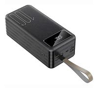Power Bank 80000Mah Caricabatterie portatile USB, batteria ad alta capacità con display, ricarica rapida per tutti i telefoni cellulari, nero