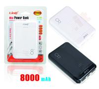 Power Bank 8000mAh slim USB C caricabatterie iPhone iPad Samsung XiaoMi mini