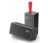 Power Bank 90000 mAh, batería Externa para teléfono móvil PD 30 W y QC 4.0, Carga rápida, USB C 5 Salidas y 2 entradas con Pantalla LED, Cargador portátil para iPhone, Camping, Exterior