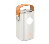 Power Bank A Ricarica Rapida Da 100 W, 60000 MAh, Caricabatterie Portatile Per Laptop Con Schermo, 2 Ingressi E 5 Uscite, Batteria Esterna Ad Alta Capacità Con Luci Per Viaggi E Campeggio(Color:black)