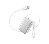 POWER BANK ANKER A1638 10000 mAh 45W con cavo USB-C integrato 10000 mAh, Bianco