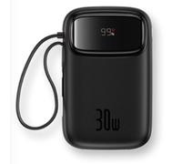 Power Bank Baseus Qpow 2 10000 mAh 30W Nero Power Delivery Ricarica rapida