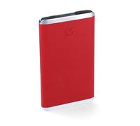Power Bank Batteria Esterna 5000mAh 5V 2,1 A USB MicroUSB Rosso