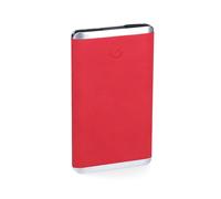 Power Bank Batteria Esterna 5000mAh 5V 2,1 A USB MicroUSB Rosso Corallo